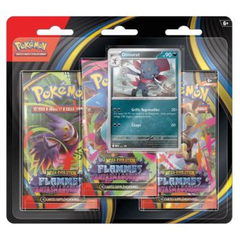 Lot de Tripack Farfuret et Dimoret - Flammes Fantasmagoriques - FR - [ME02] [ME2] - Pokémon