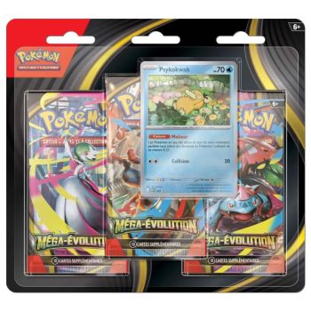Lot de Tripack Psykokwak et Akwakwak - Méga Evolution - FR - [ME01][ME1] - Pokémon