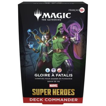 Marvel Super Heroes - FR - Lot des 4 decks Commander - Magic: The Gathering - MSH