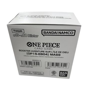 One Piece CG - Carton de 24 Blisters - [OP15 - EB04] AVENTURE SUR L'ÎLE DE DIEU - FR
