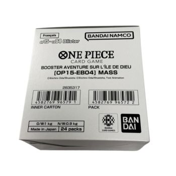 One Piece CG - Carton de 24 Blisters - [OP15 - EB04] AVENTURE SUR L'ÎLE DE DIEU - FR