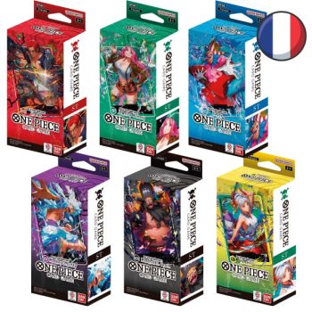 photo One Piece CG - Lot de 6 Decks pour Débutant ST-23 à ST-28 - FR