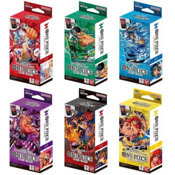 One Piece CG - Lot de 6 Decks pour Débutant ST-31 à ST-36 - FR