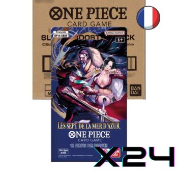 One Piece CG - OP14 - Les Sept de la Mer d'Azur - Carton de 24 Boosters sous blisters - FR