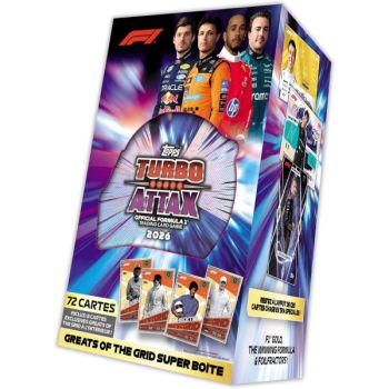 Super Tin F1 Turbo Attax 2026/27 - Topps - 73 cartes - EN