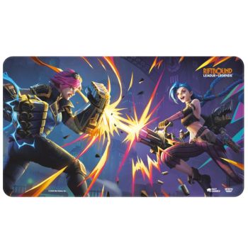 Tapis de Jeu - Set 4 Vendetta - Vi vs Jinx - Playmat - Riftbound : LoL TCG