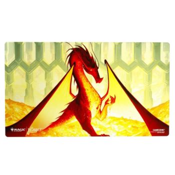 Tapis de Jeu Shiny 61x35 cm - Gamegenic - Smaug the Golden - MTG The Hobbit