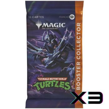 Tortues Ninja - FR - Lot de 3 Boosters Collector - Magic: The Gathering® | Teenage Mutant Ninja Turtles - TMT