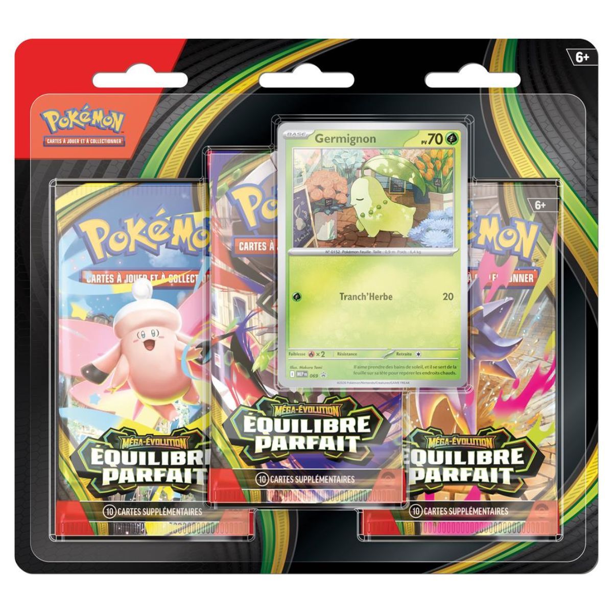 Item Tripack Germignon - Equilibre Parfait - FR - Pokémon [ME03] [ME3]