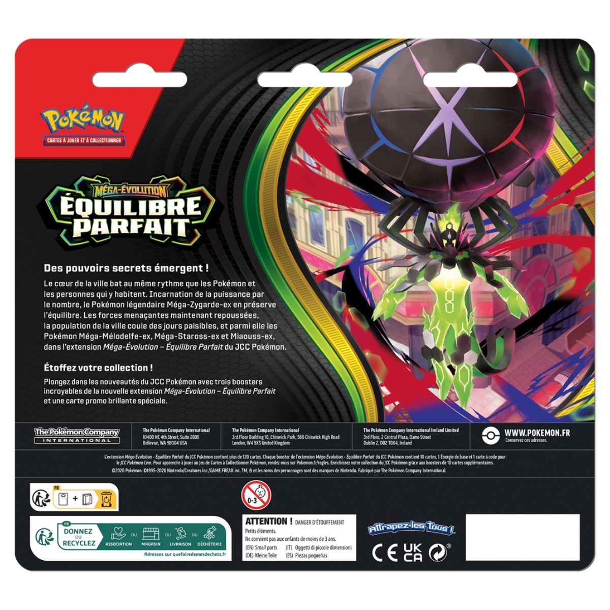 Tripack Germignon - Equilibre Parfait - FR - Pokémon [ME03] [ME3]