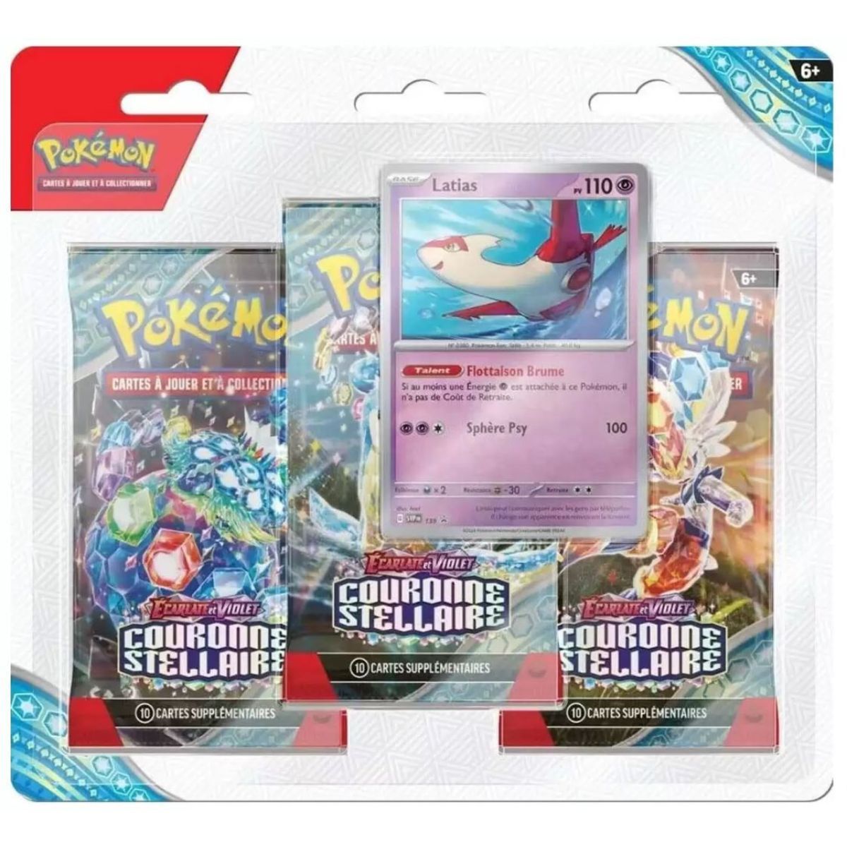 Tripack Latias - Couronne Stellaire - FR - [SV7][EV07] - Pokémon
