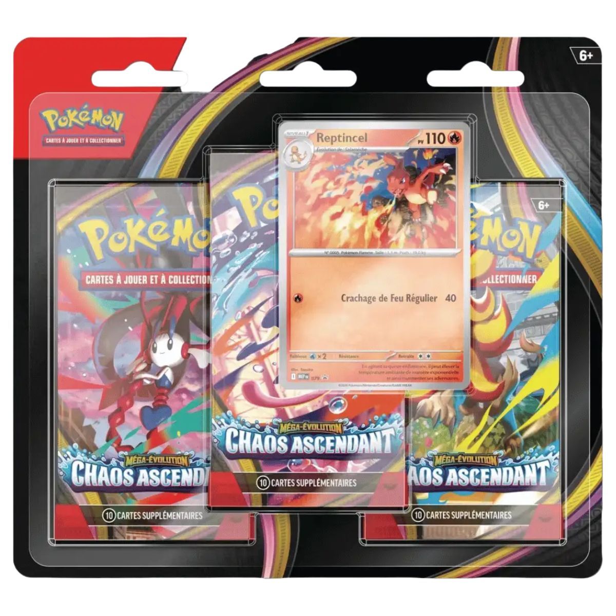 Item Tripack Reptincel - Chaos Ascendant - FR - Pokémon [ME04] [ME4]