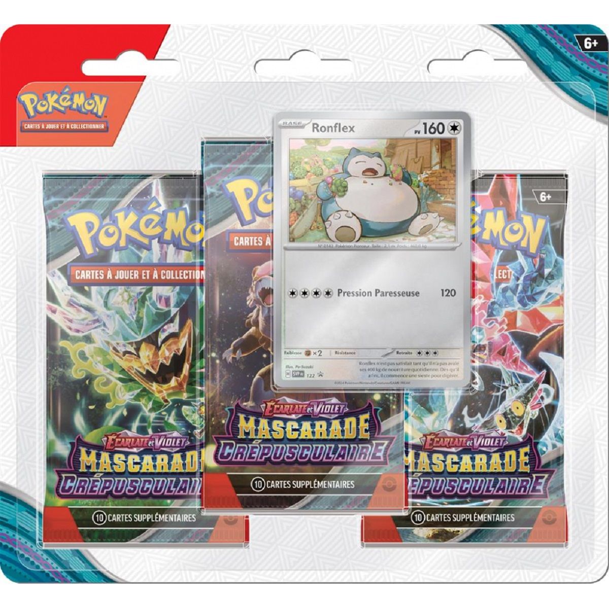 Tripack Ronflex - Mascarade Crépusculaire - FR - [SV6][EV06] - Pokémon