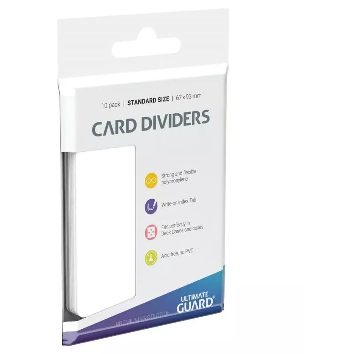 Ultimate Guard 10 intercalaires standard Blanc