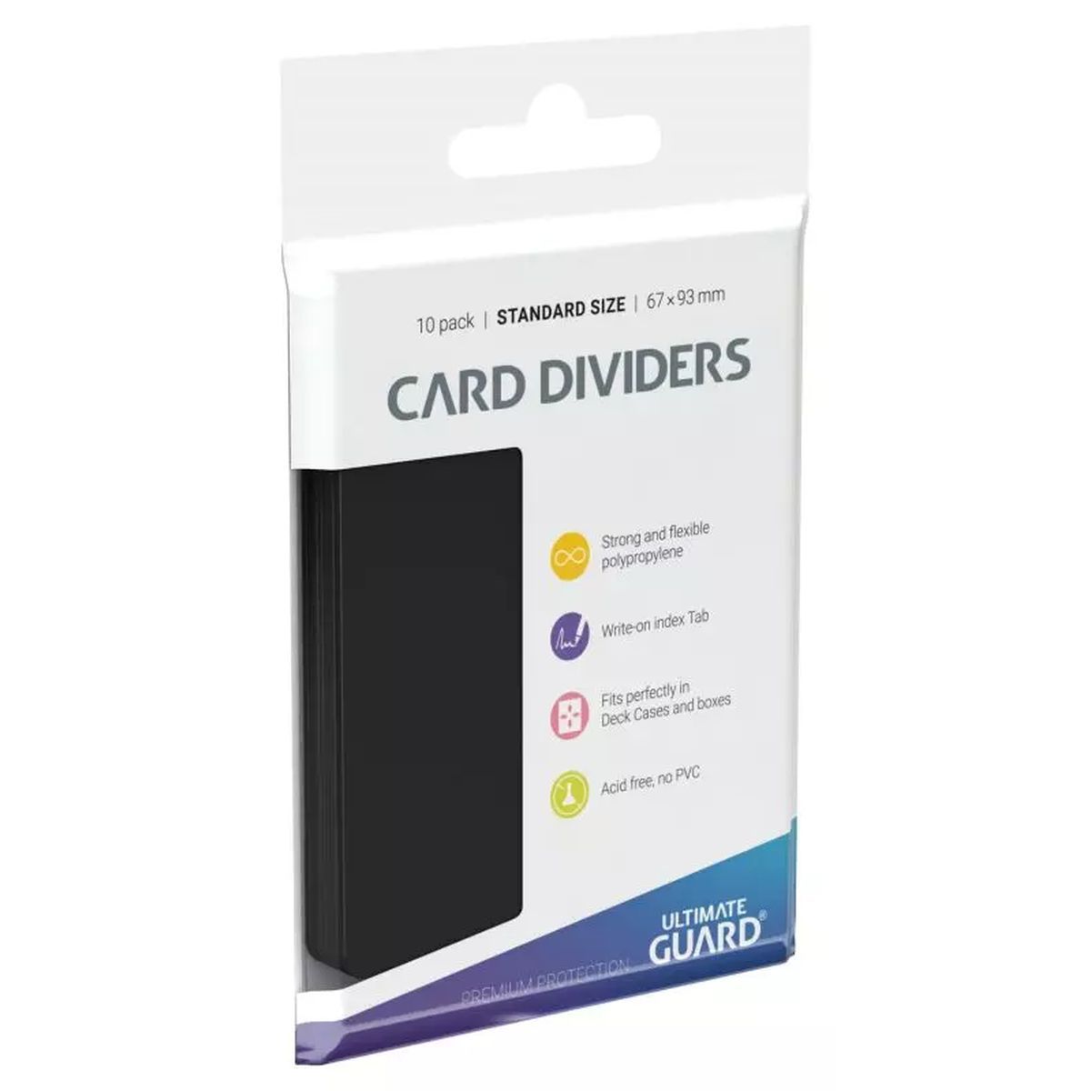 Item Ultimate Guard 10 intercalaires standard Noir